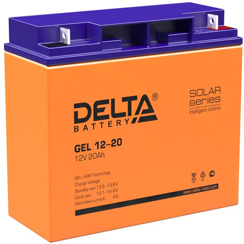 Аккумулятор Delta GEL 12-20