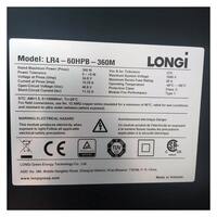 Солнечный модуль Longi Solar 360M LR4-60HPB-360W (Black Profile)