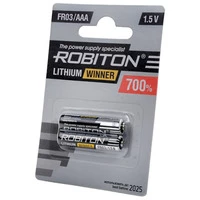 Элемент питания ROBITON WINNER R-FR03-BL2 FR03 BL2 13264 Элемент питания ROBITON WINNER R-FR03-BL2 FR03 BL2 13264